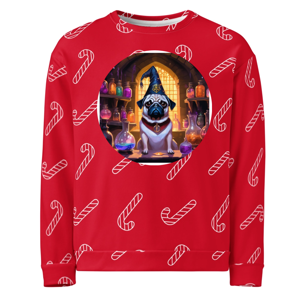 PugMug Custom Pug Ugly Christmas Sweatshirt