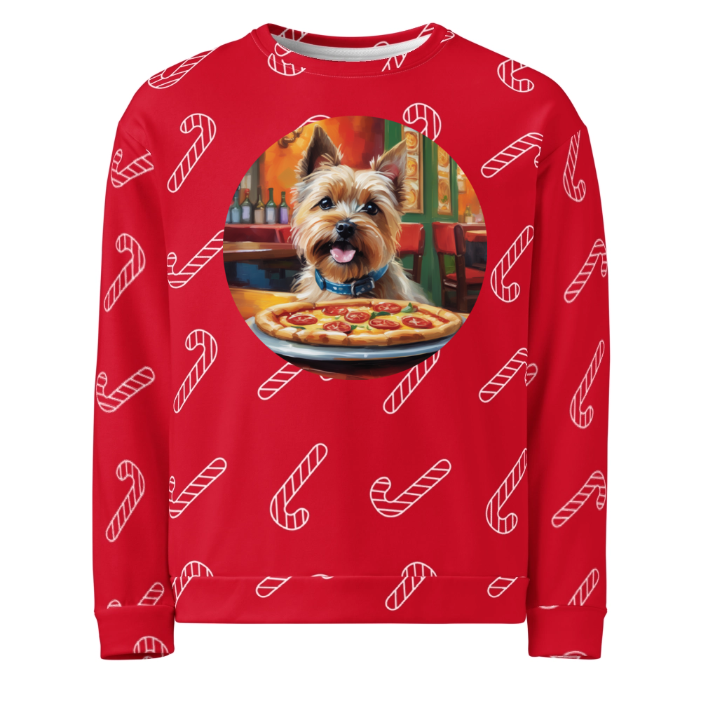 PugMug Custom Cairn Terrier Ugly Christmas Sweatshirt