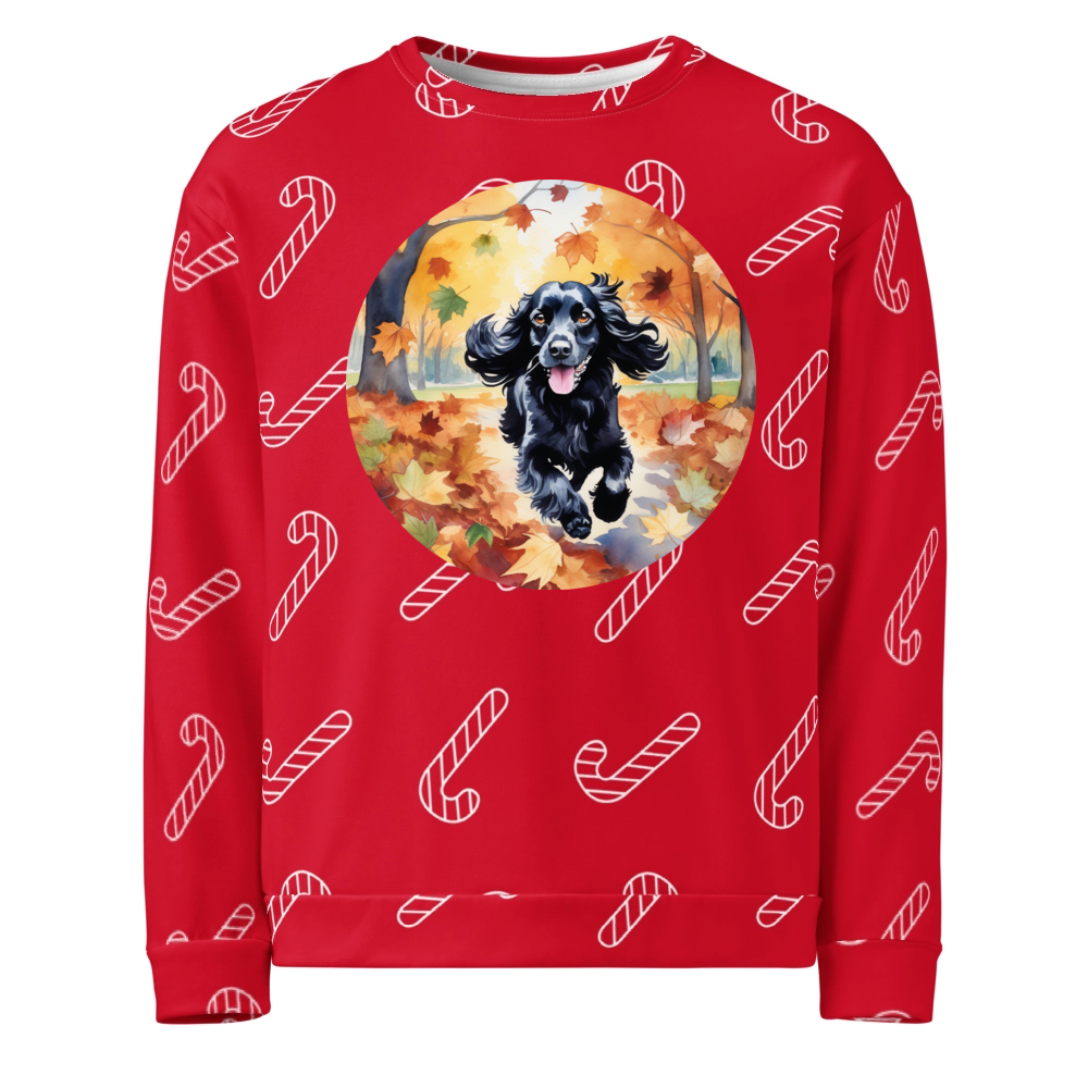 PugMug Custom Cocker Spaniel Ugly Christmas Sweatshirt