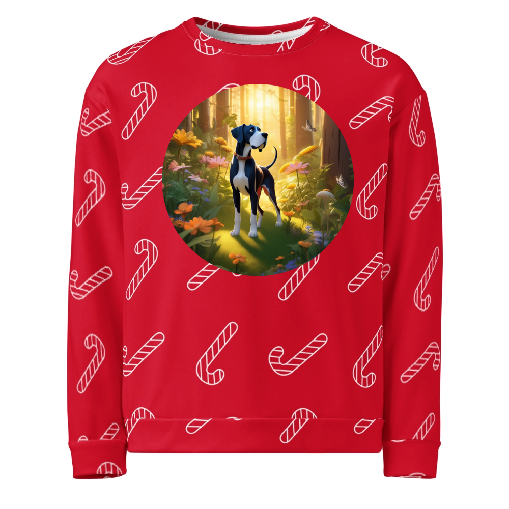 PugMug Custom Great Dane Ugly Christmas Sweatshirt