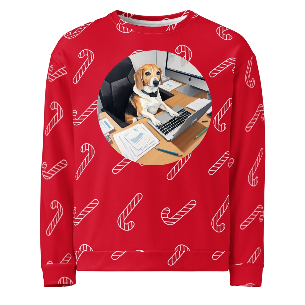 PugMug Custom Munchkin Ugly Christmas Sweatshirt