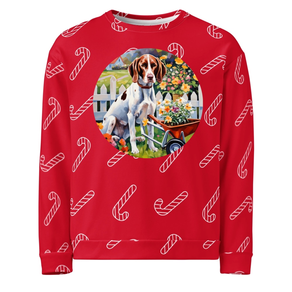 PugMug Custom Pointer Dog Ugly Christmas Sweatshirt