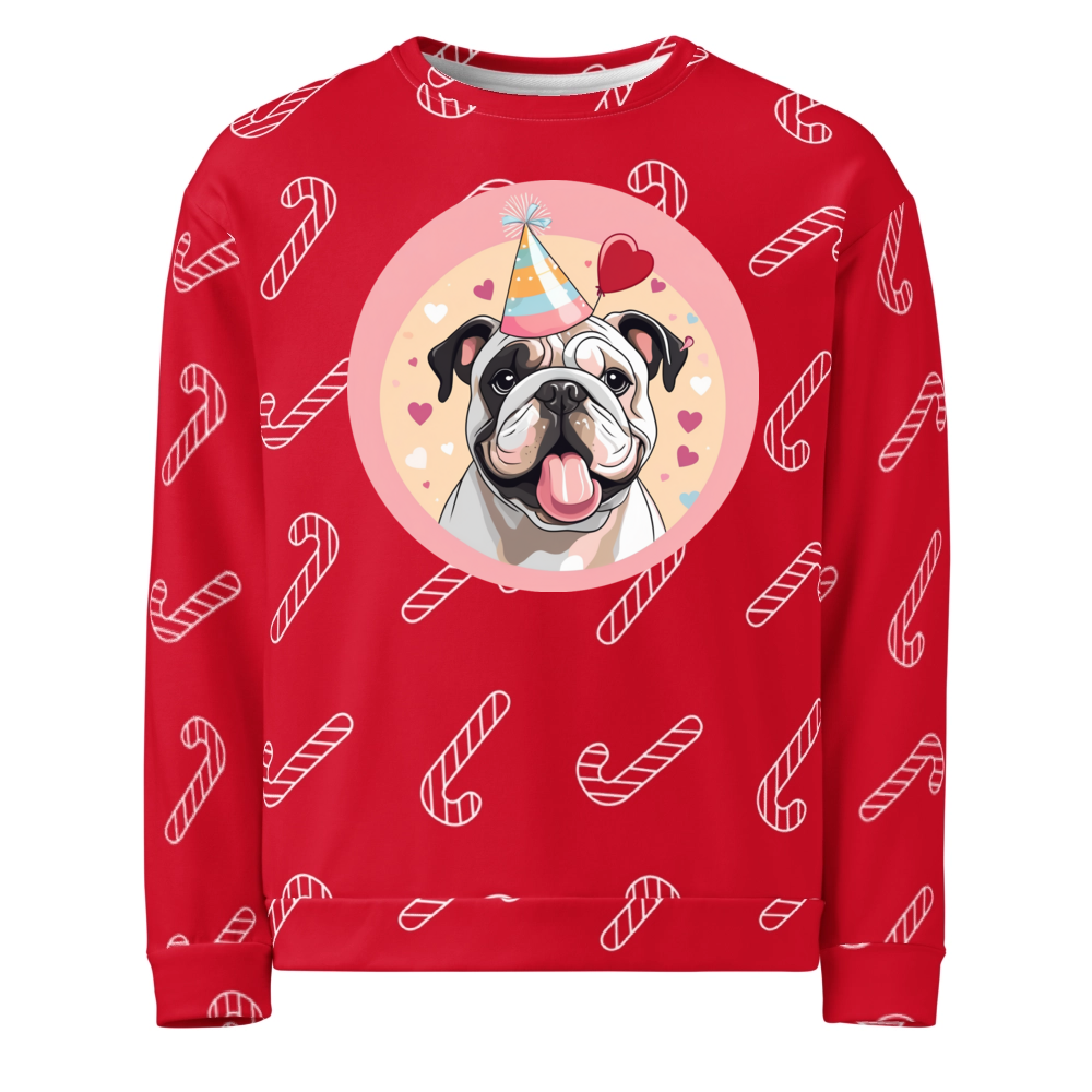 PugMug Custom Bulldog Ugly Christmas Sweatshirt