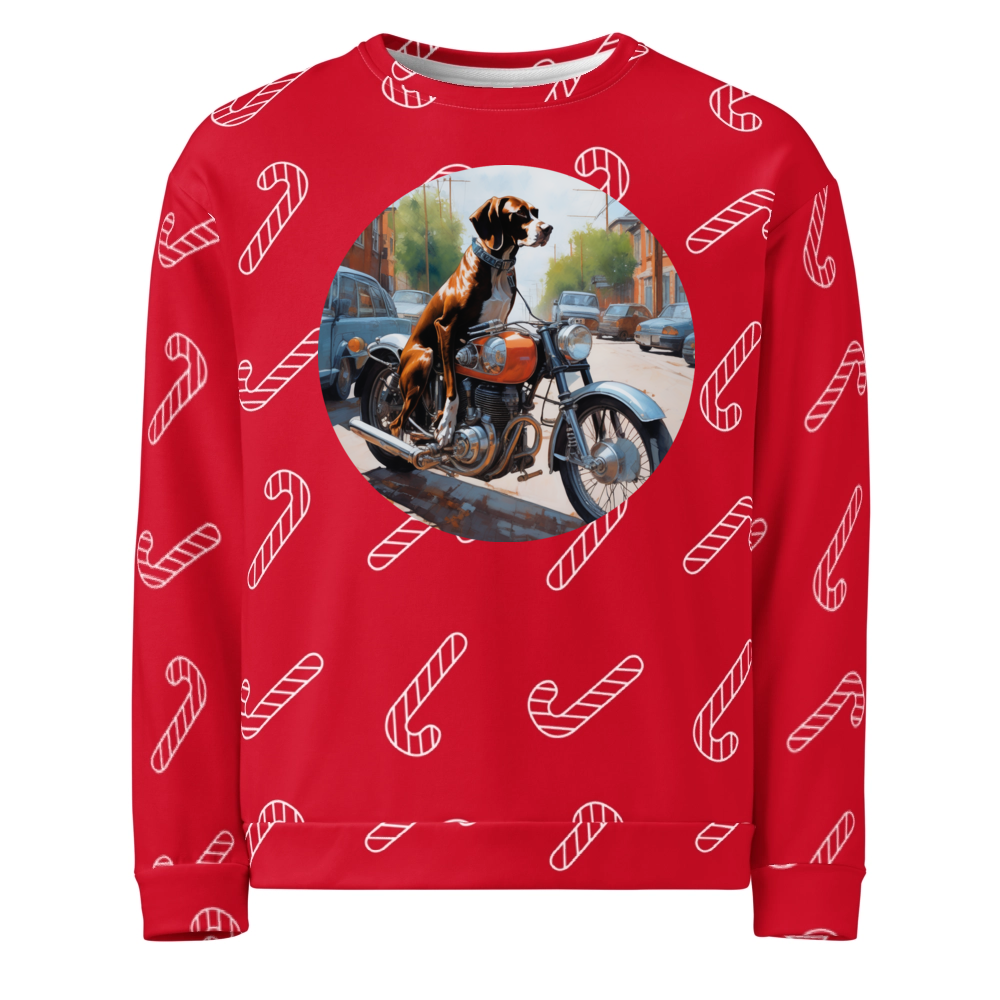 PugMug Custom Pointer Dog Ugly Christmas Sweatshirt