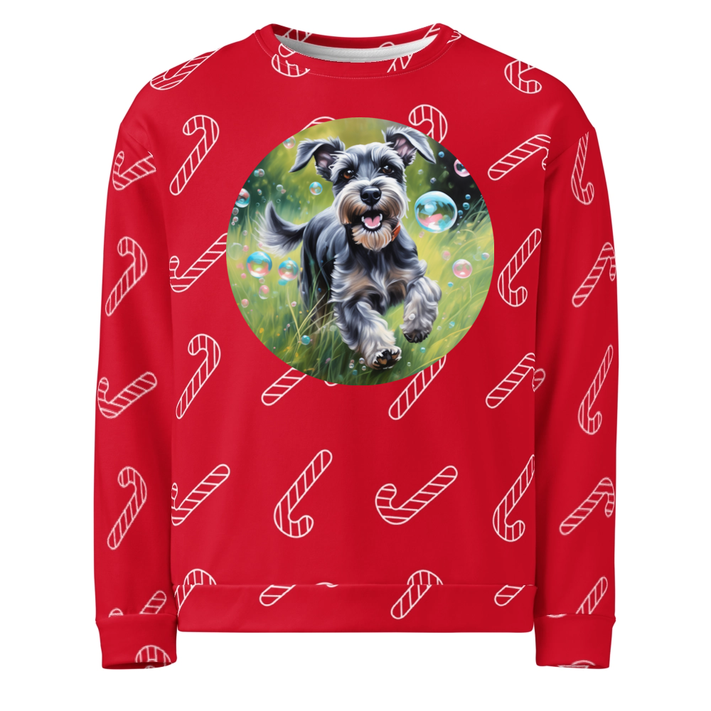PugMug Custom Miniature Schnauzer Ugly Christmas Sweatshirt