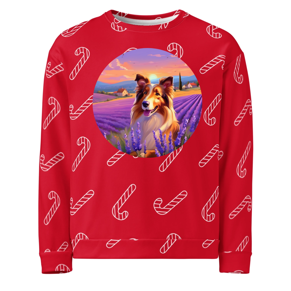 PugMug Custom Collie Ugly Christmas Sweatshirt