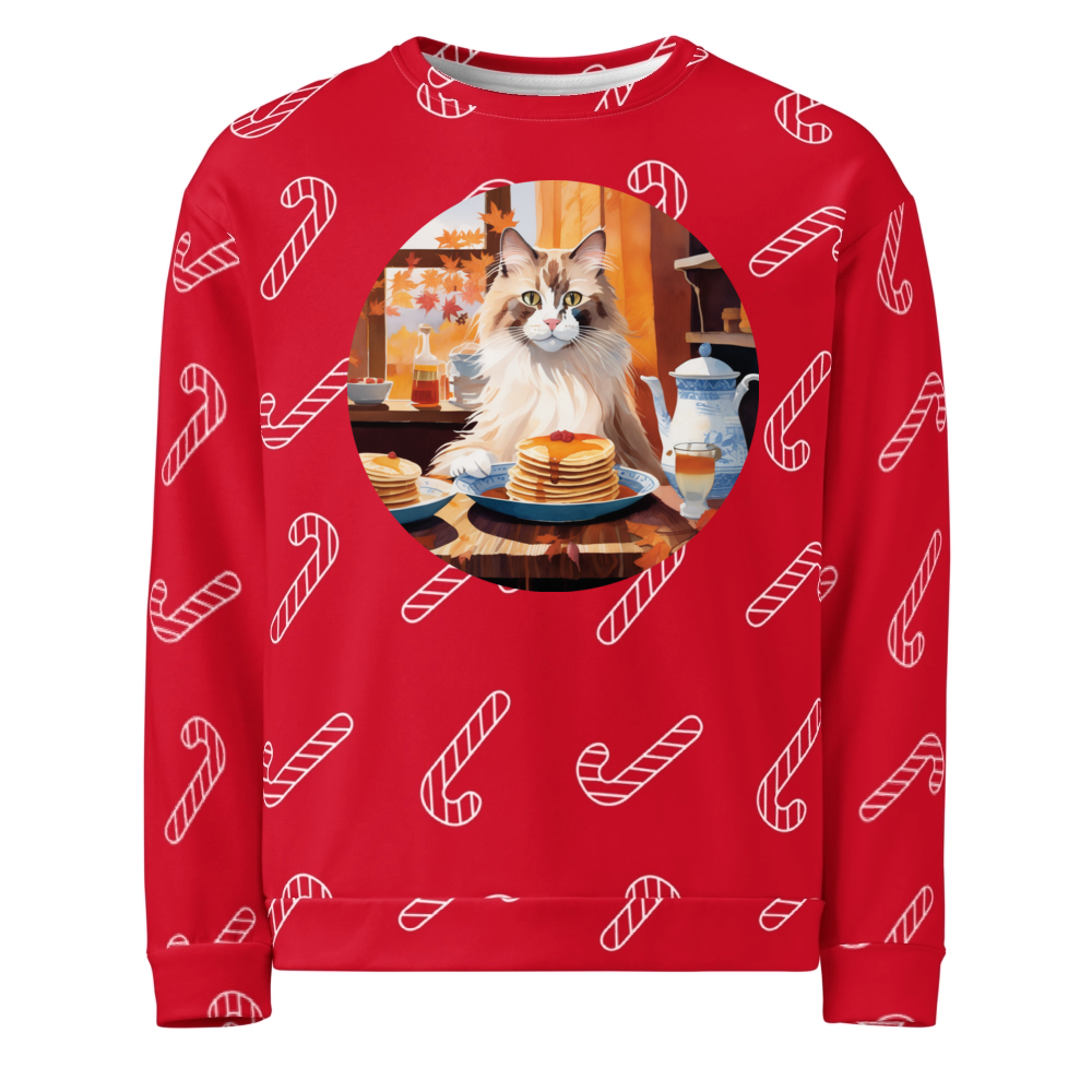 PugMug Custom Tabby Ragdoll Cat Ugly Christmas Sweatshirt