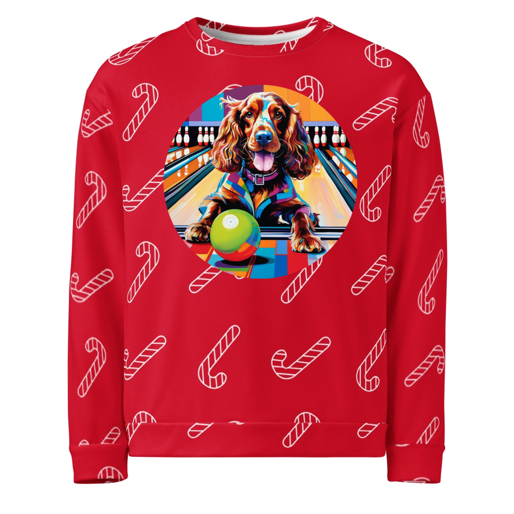 PugMug Custom Cocker Spaniel Ugly Christmas Sweatshirt