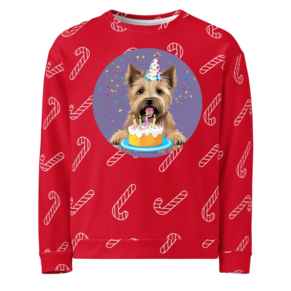 PugMug Custom Cairn Terrier Ugly Christmas Sweatshirt