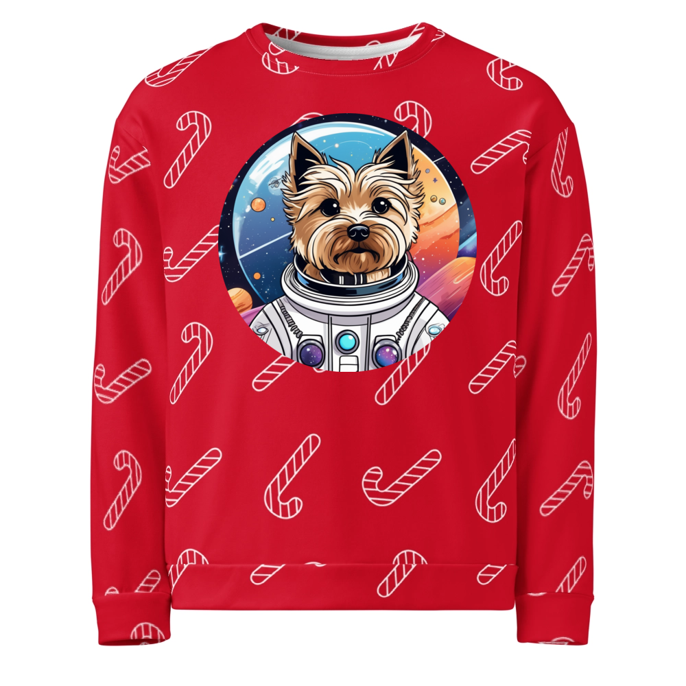 PugMug Custom Cairn Terrier Ugly Christmas Sweatshirt