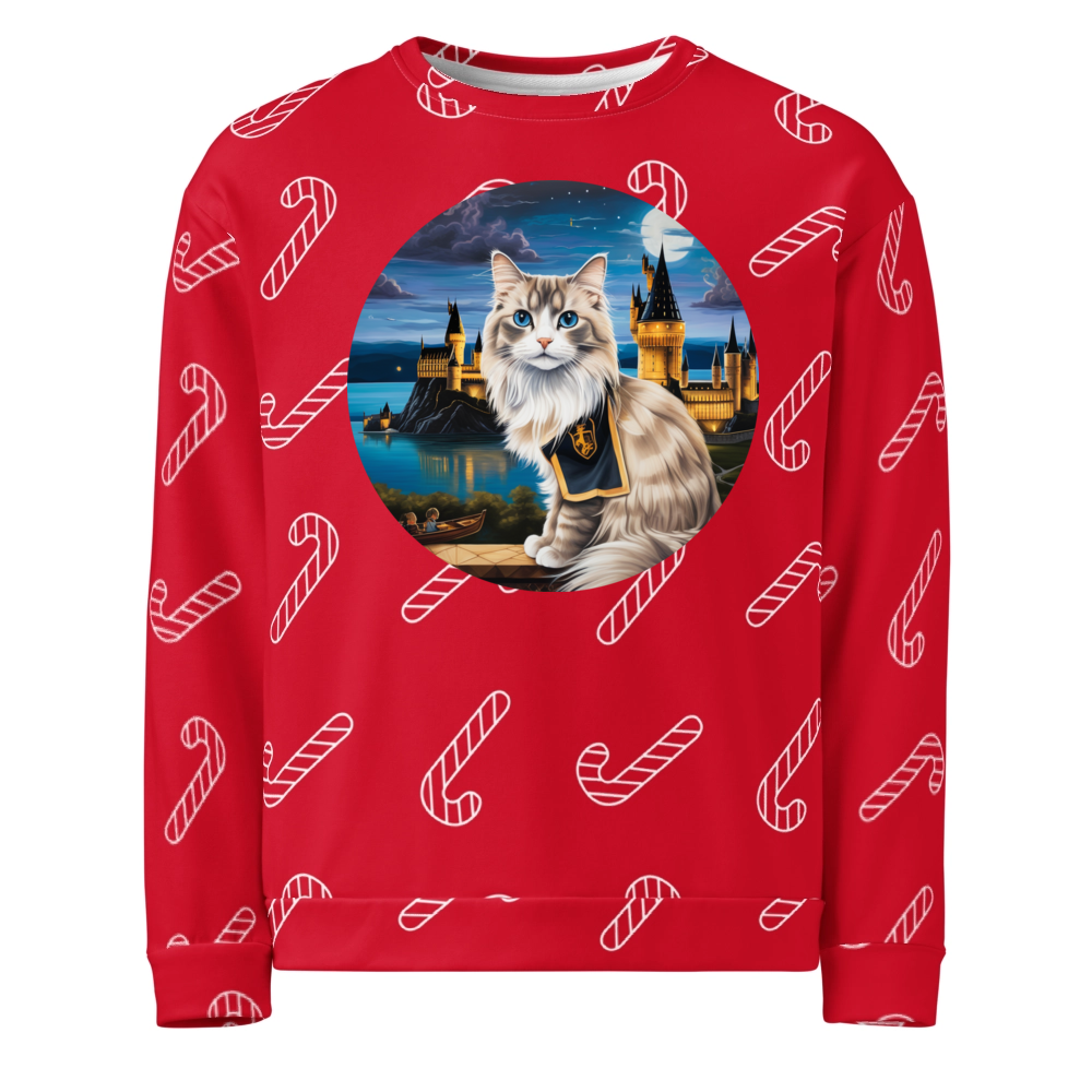 PugMug Custom Tabby Ragdoll Cat Ugly Christmas Sweatshirt