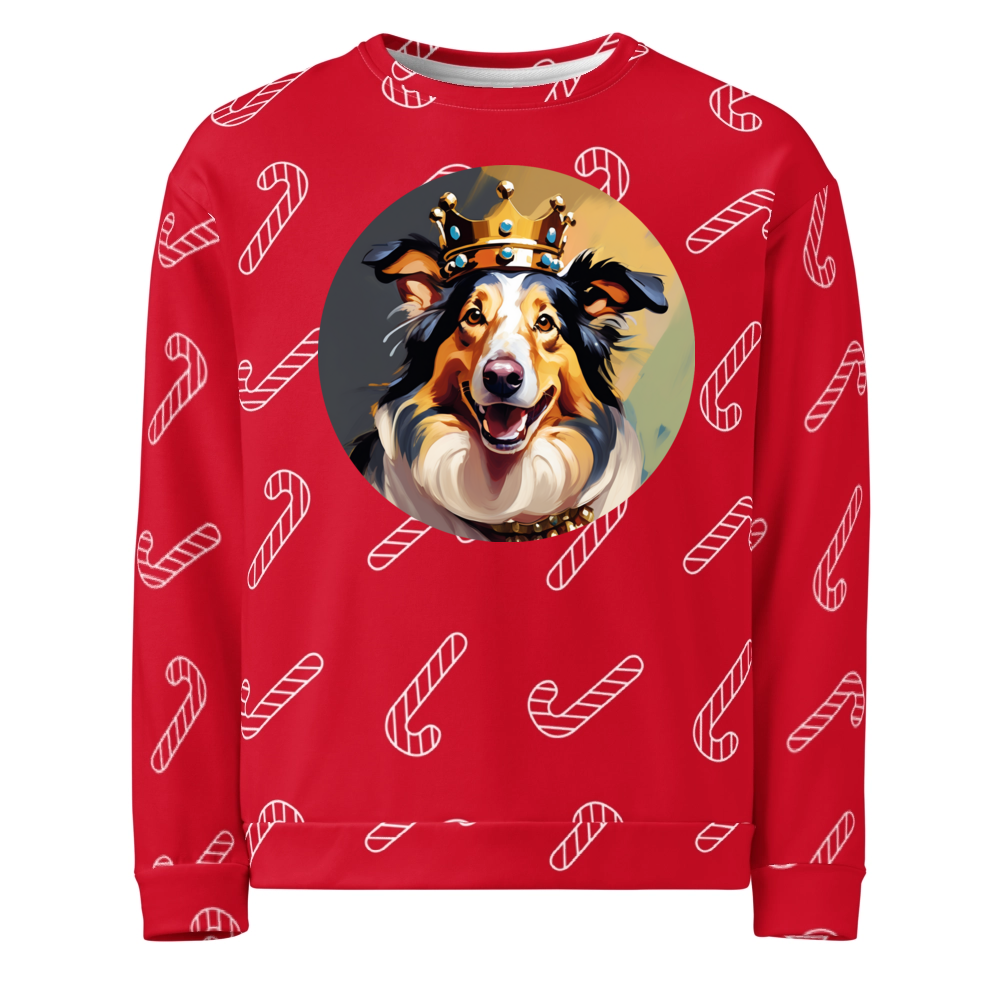 PugMug Custom Collie Ugly Christmas Sweatshirt