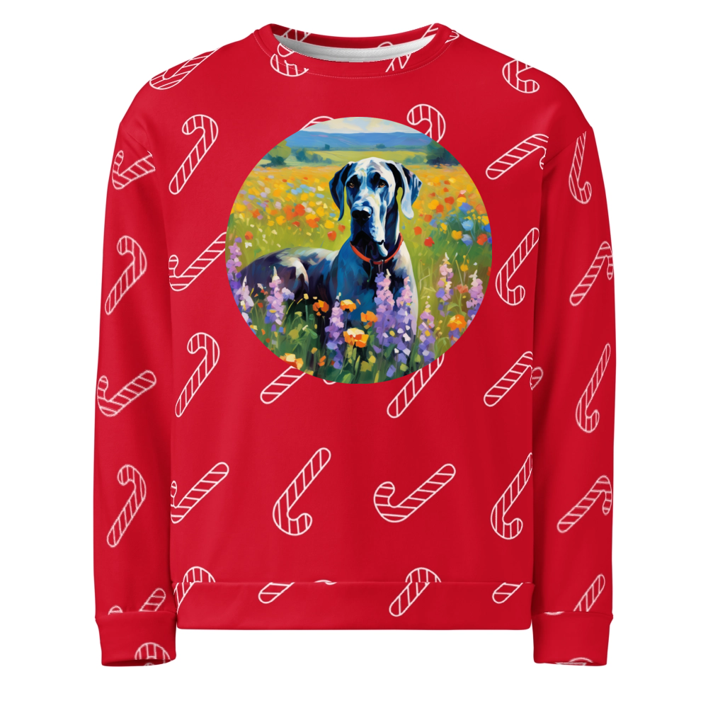 PugMug Custom Great Dane Ugly Christmas Sweatshirt