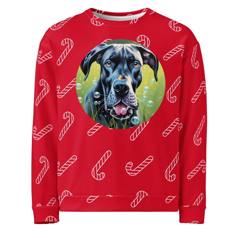 PugMug Custom Great Dane Ugly Christmas Sweatshirt