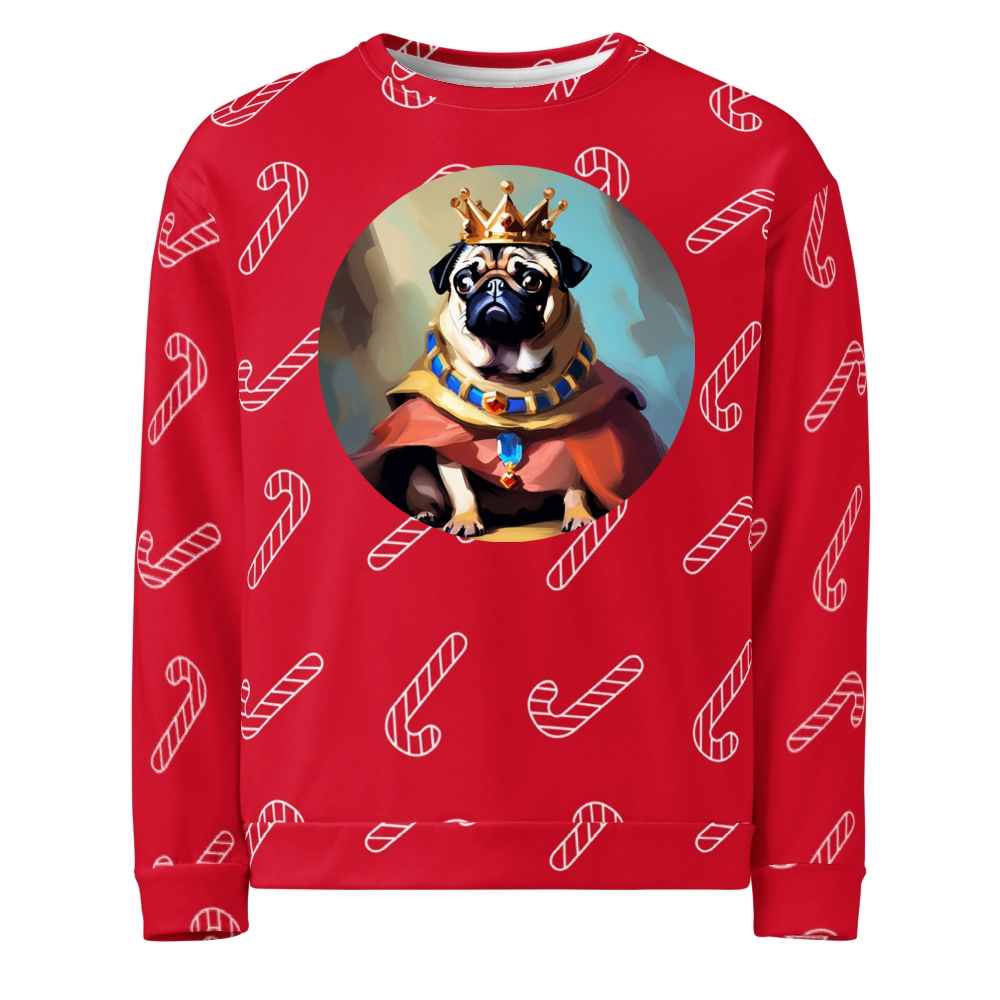 PugMug Custom Pug Ugly Christmas Sweatshirt