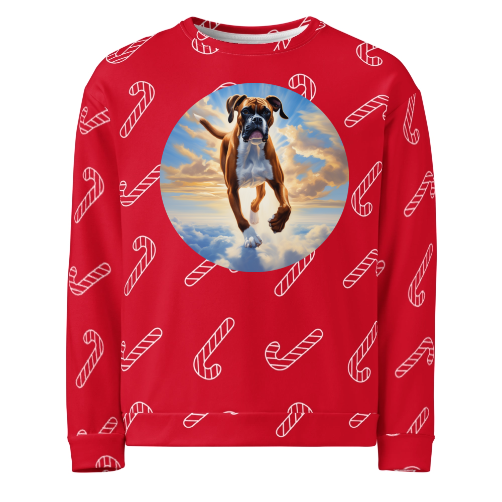 PugMug Custom Boxer Dog Ugly Christmas Sweatshirt