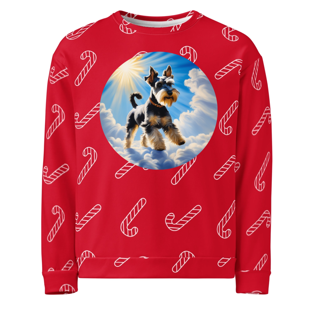 PugMug Custom Miniature Schnauzer Ugly Christmas Sweatshirt