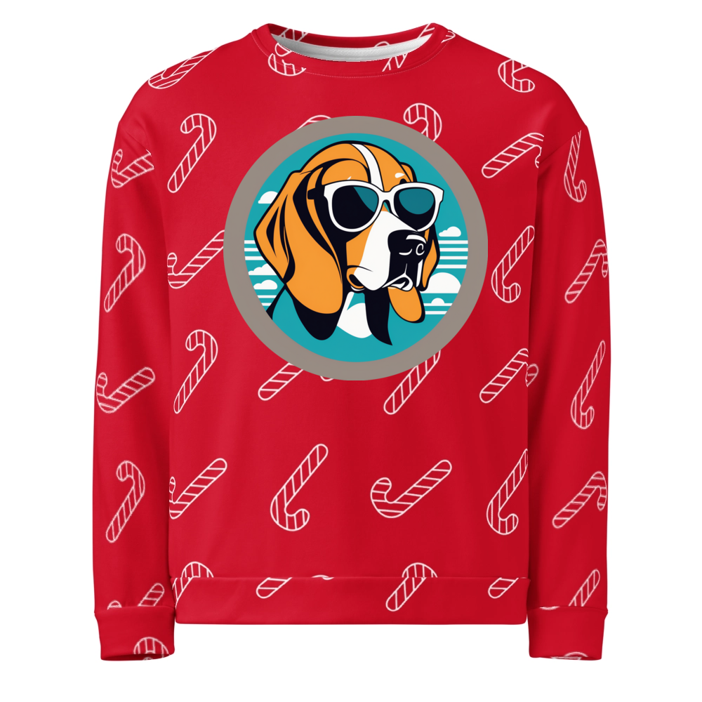 PugMug Custom Beagle Ugly Christmas Sweatshirt