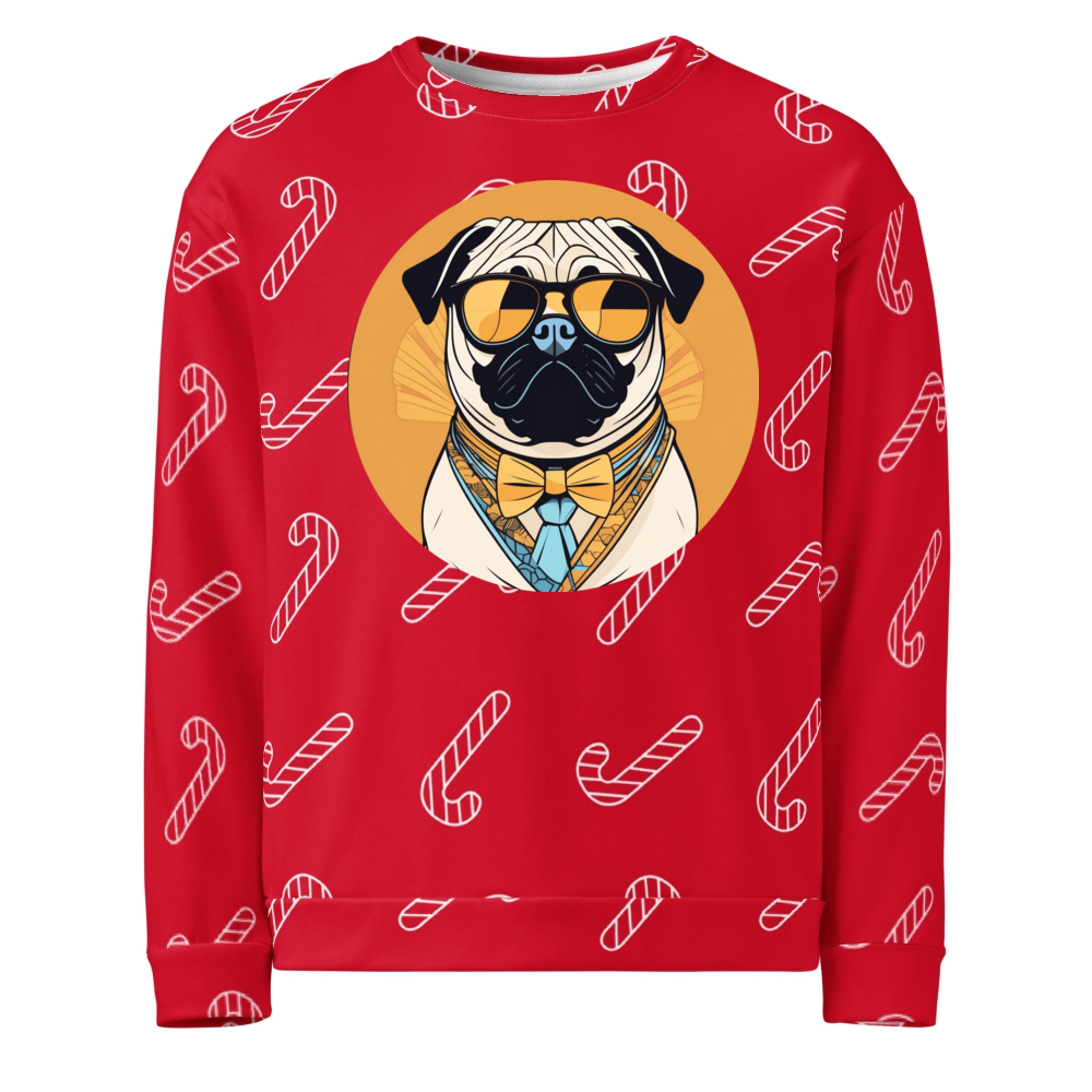 PugMug Custom Pug Ugly Christmas Sweatshirt