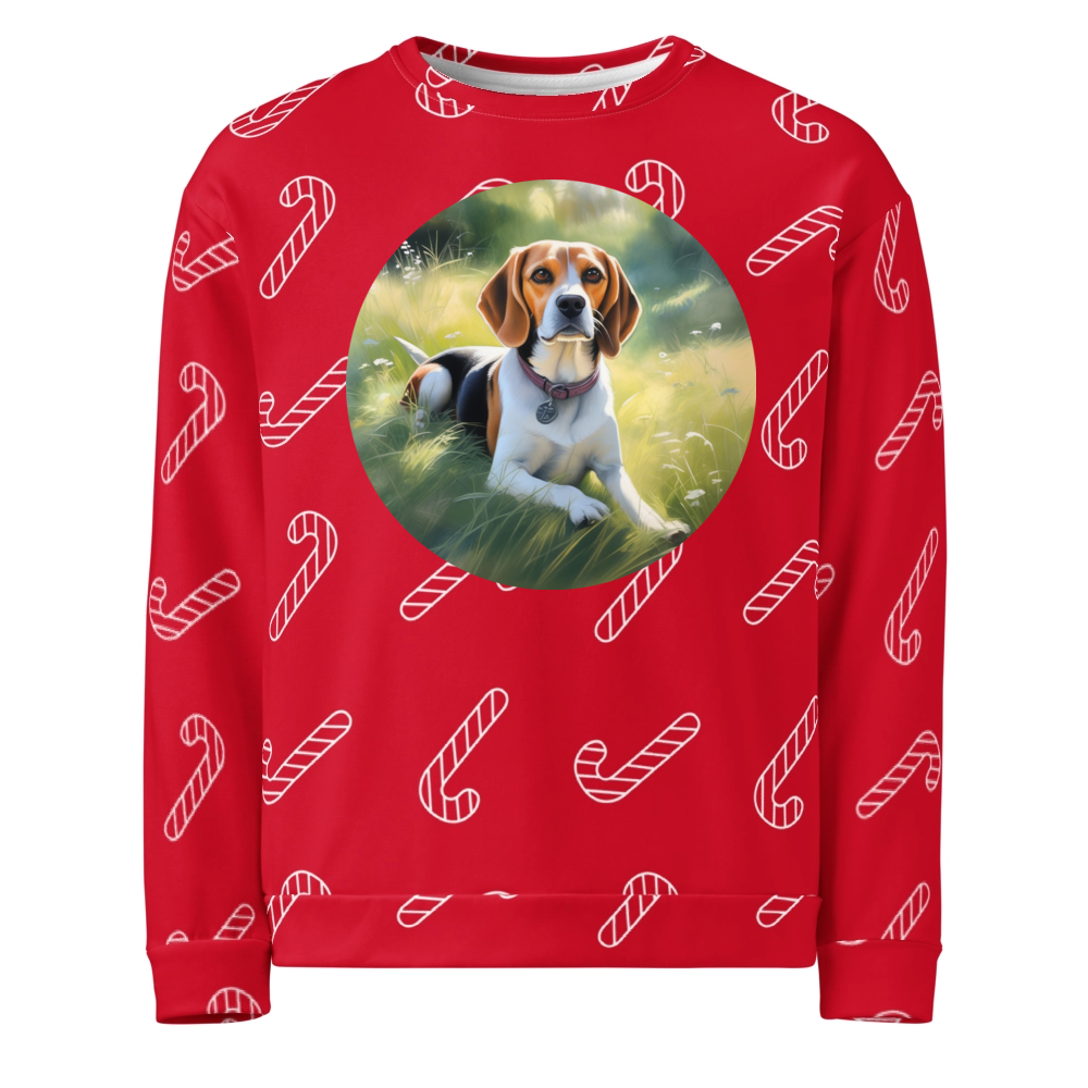 PugMug Custom Beagle Ugly Christmas Sweatshirt