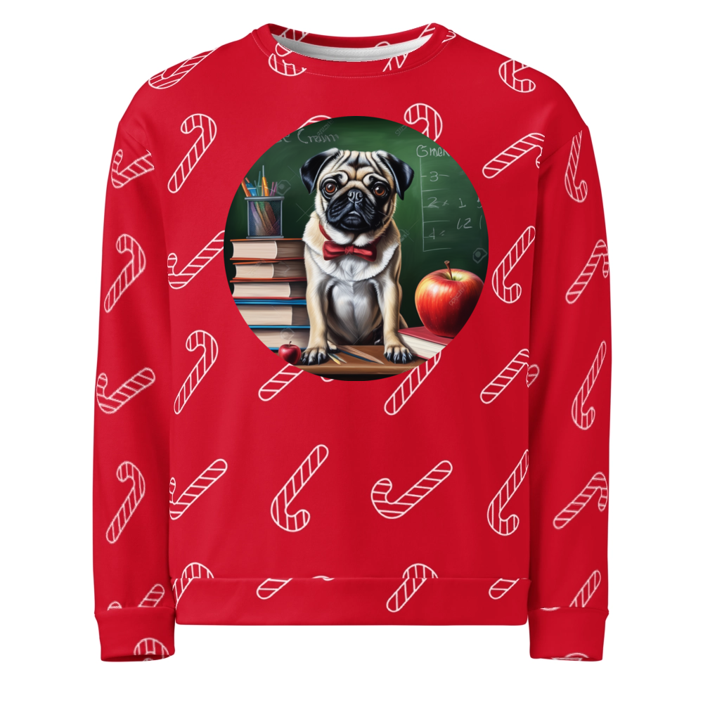 PugMug Custom Pug Ugly Christmas Sweatshirt
