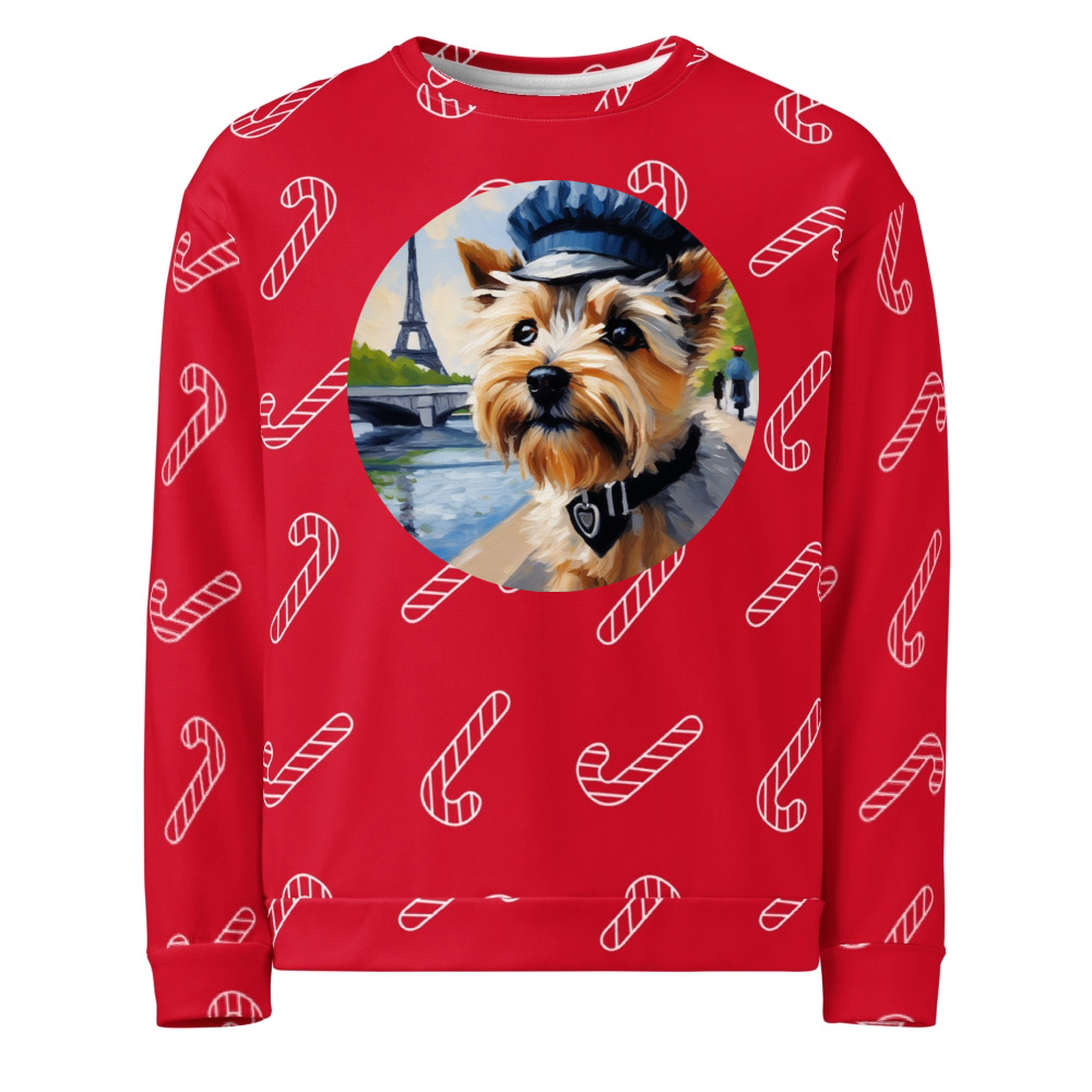PugMug Custom Cairn Terrier Ugly Christmas Sweatshirt