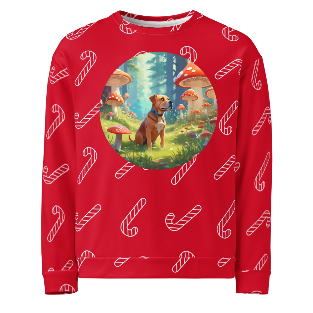 PugMug Custom Halina Ugly Christmas Sweatshirt