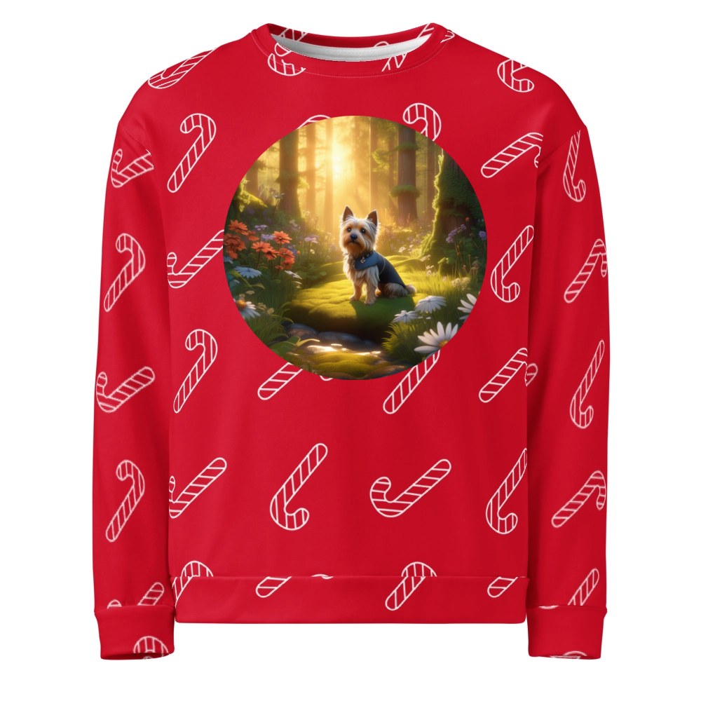 PugMug Custom Cairn Terrier Ugly Christmas Sweatshirt