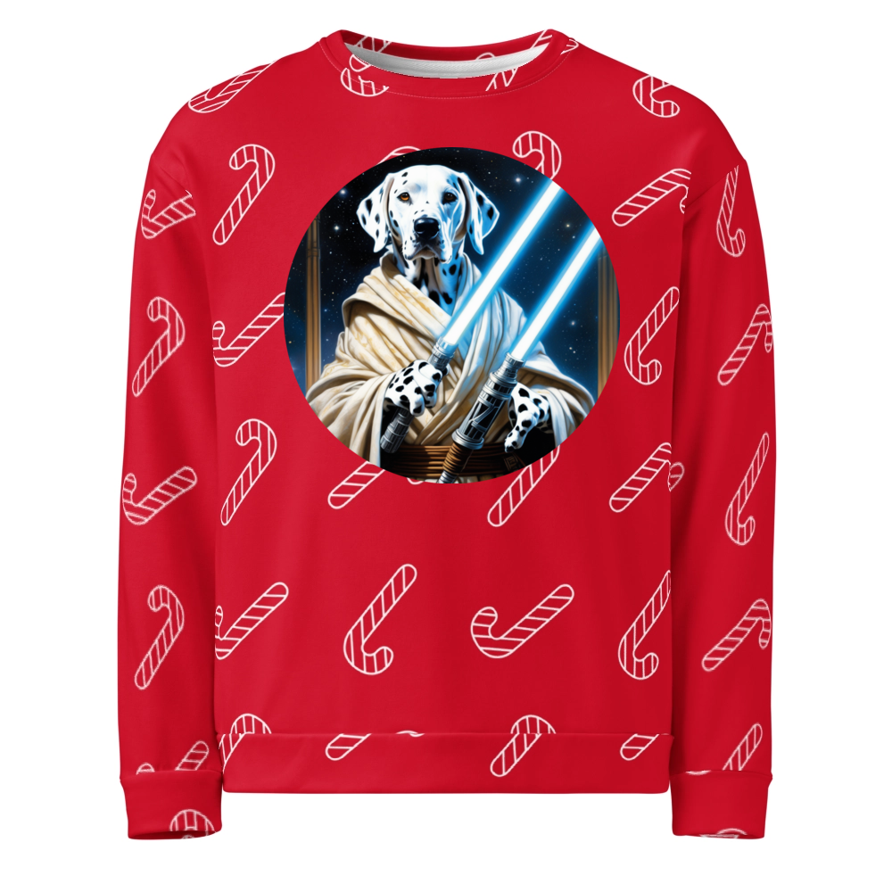 PugMug Custom Dalmatian Ugly Christmas Sweatshirt