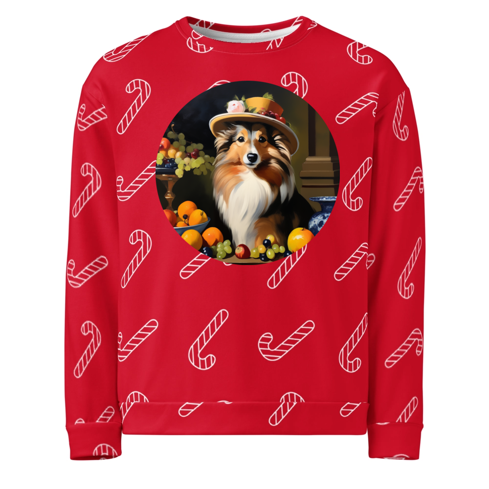 PugMug Custom Shetland Sheepdog Ugly Christmas Sweatshirt