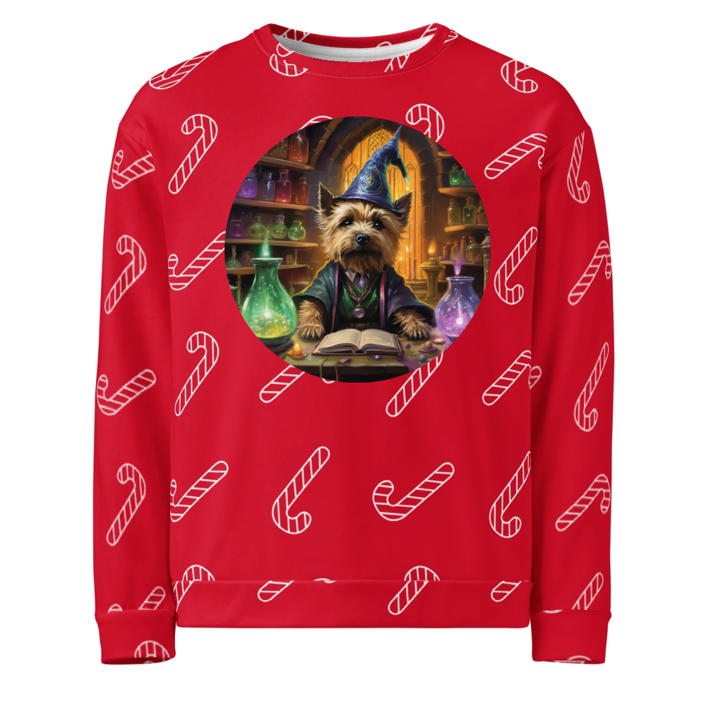 PugMug Custom Cairn Terrier Ugly Christmas Sweatshirt