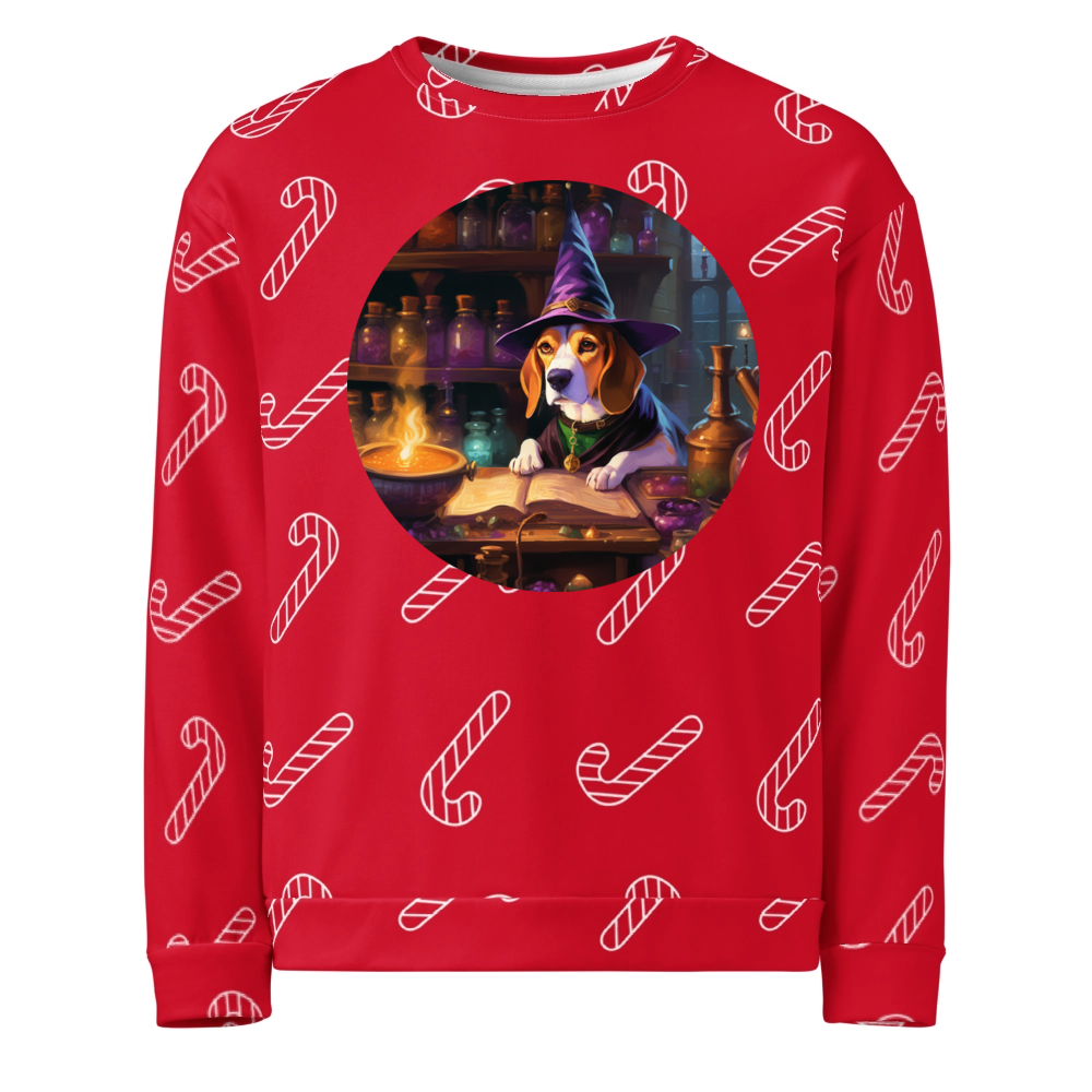 PugMug Custom Beagle Ugly Christmas Sweatshirt