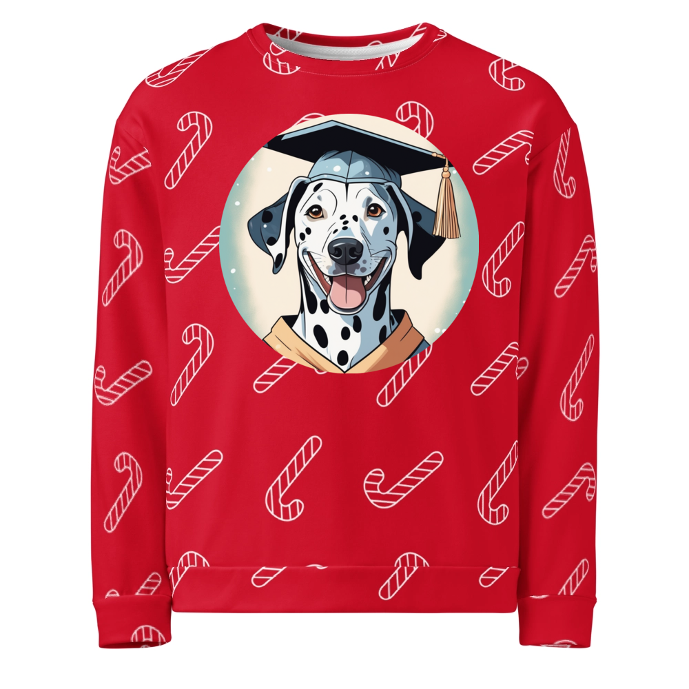 PugMug Custom Dalmatian Ugly Christmas Sweatshirt