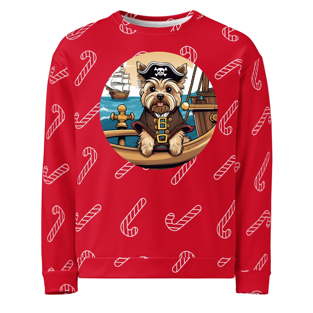 PugMug Custom Cairn Terrier Ugly Christmas Sweatshirt