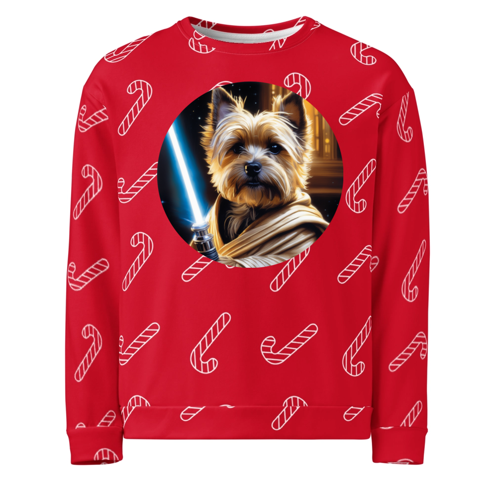 PugMug Custom Cairn Terrier Ugly Christmas Sweatshirt