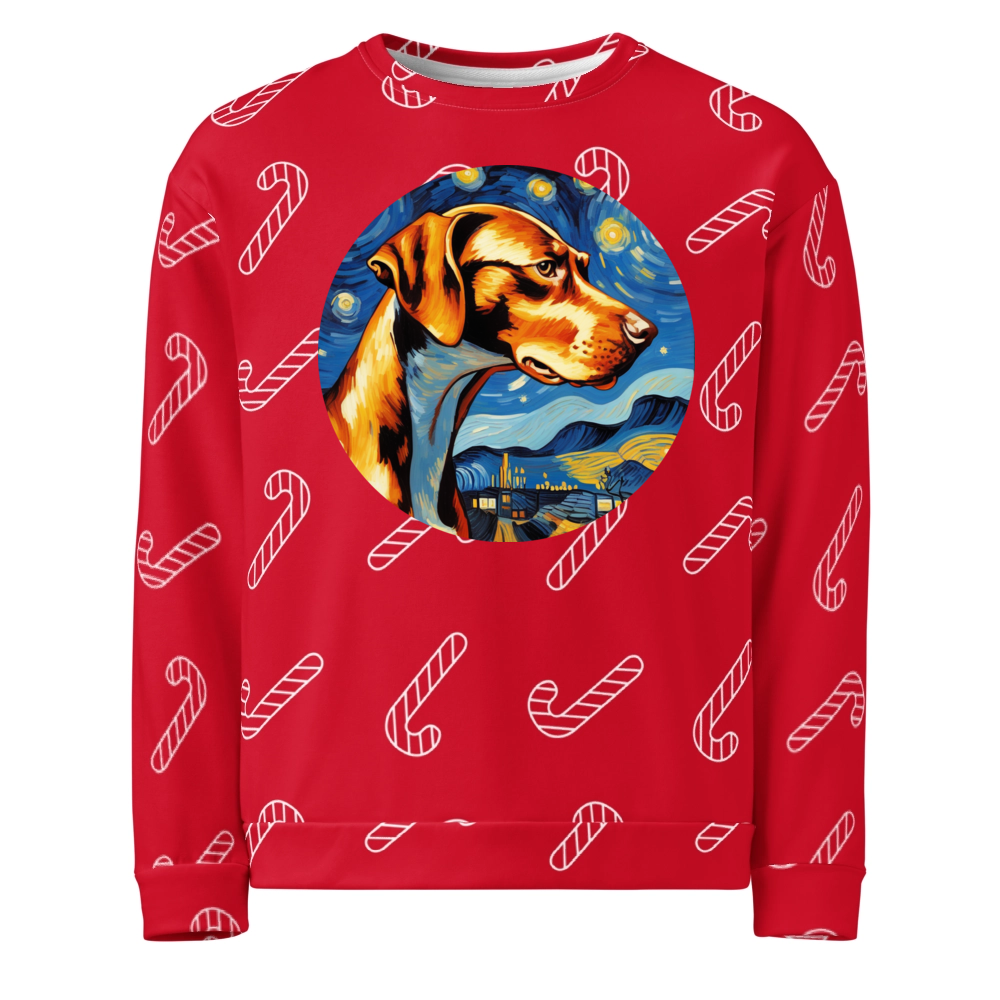 PugMug Custom Pointer Dog Ugly Christmas Sweatshirt