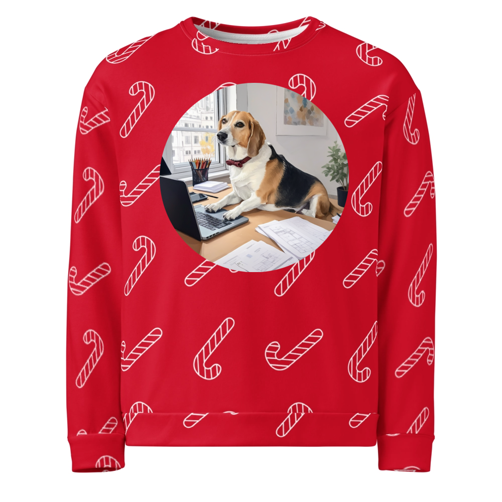 PugMug Custom Munchkin Ugly Christmas Sweatshirt