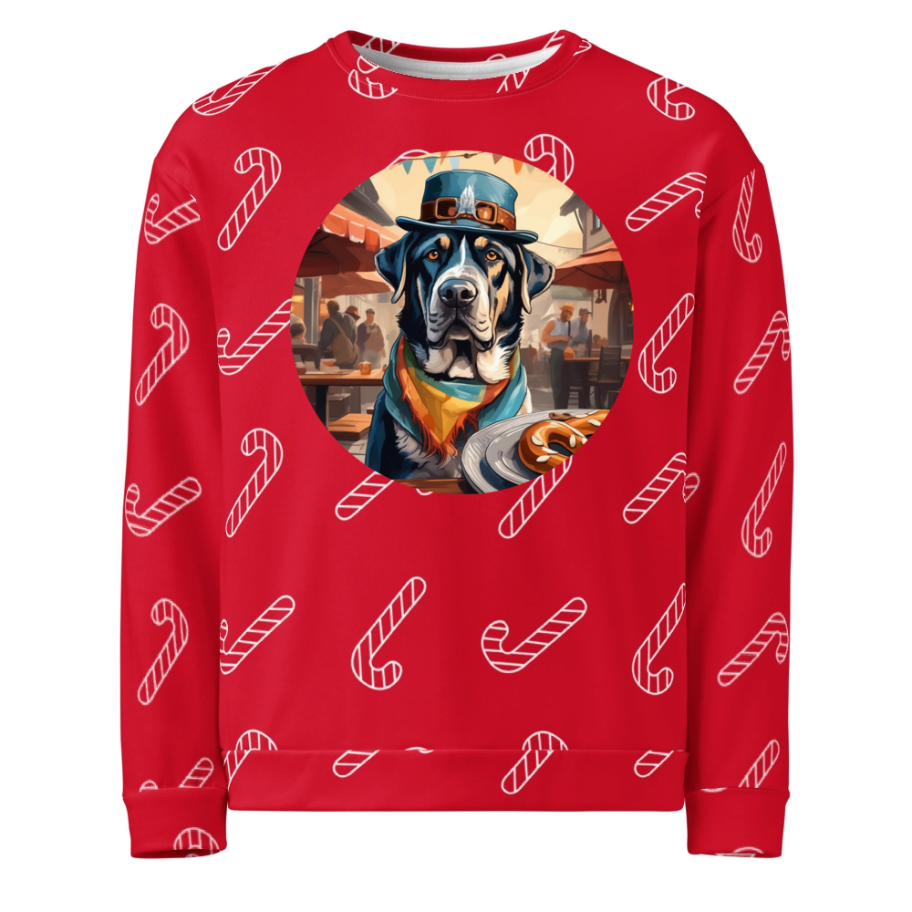 PugMug Custom Mastiff Ugly Christmas Sweatshirt