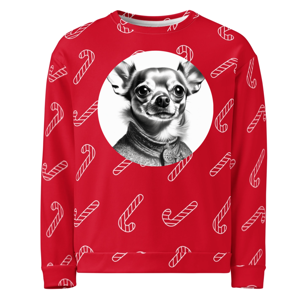 PugMug Custom Chihuahua Ugly Christmas Sweatshirt