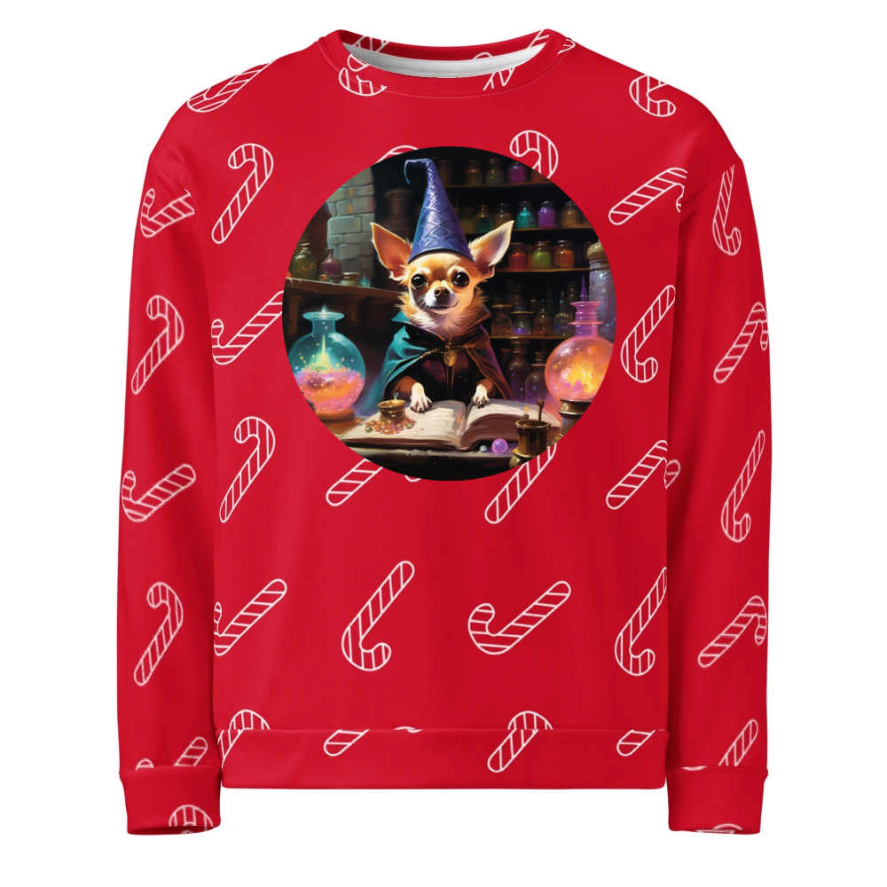 PugMug Custom Chihuahua Ugly Christmas Sweatshirt