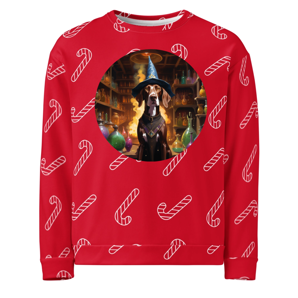PugMug Custom Pointer Dog Ugly Christmas Sweatshirt