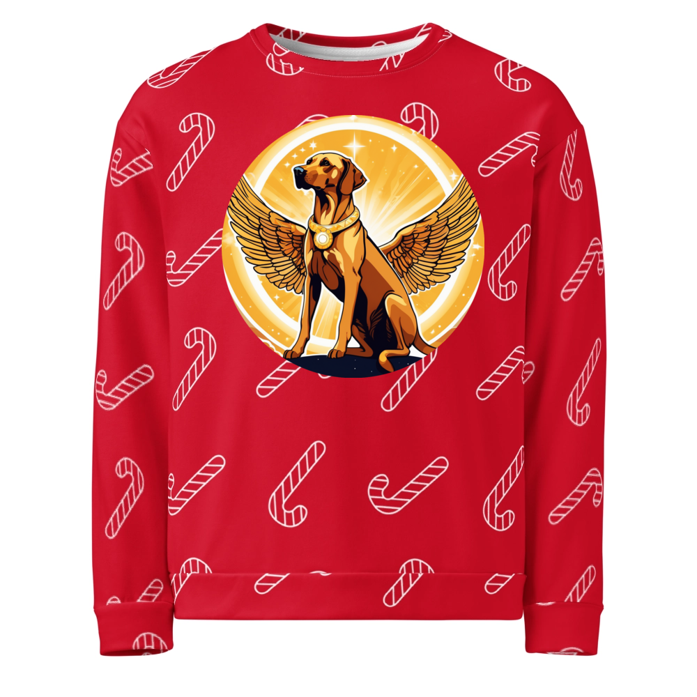 PugMug Custom Rhodesian Ridgeback Ugly Christmas Sweatshirt