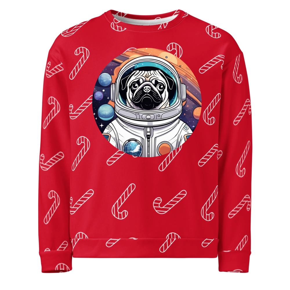 PugMug Custom Pug Ugly Christmas Sweatshirt