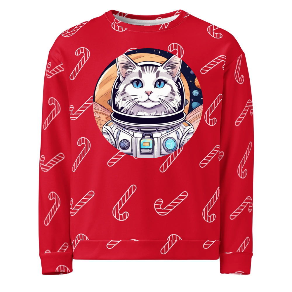 PugMug Custom Tabby Ragdoll Cat Ugly Christmas Sweatshirt
