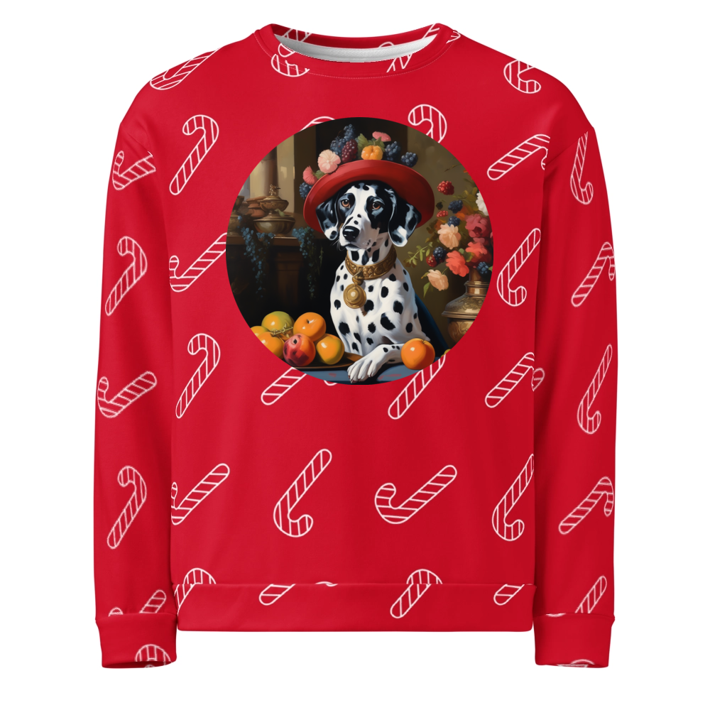 PugMug Custom Dalmatian Ugly Christmas Sweatshirt