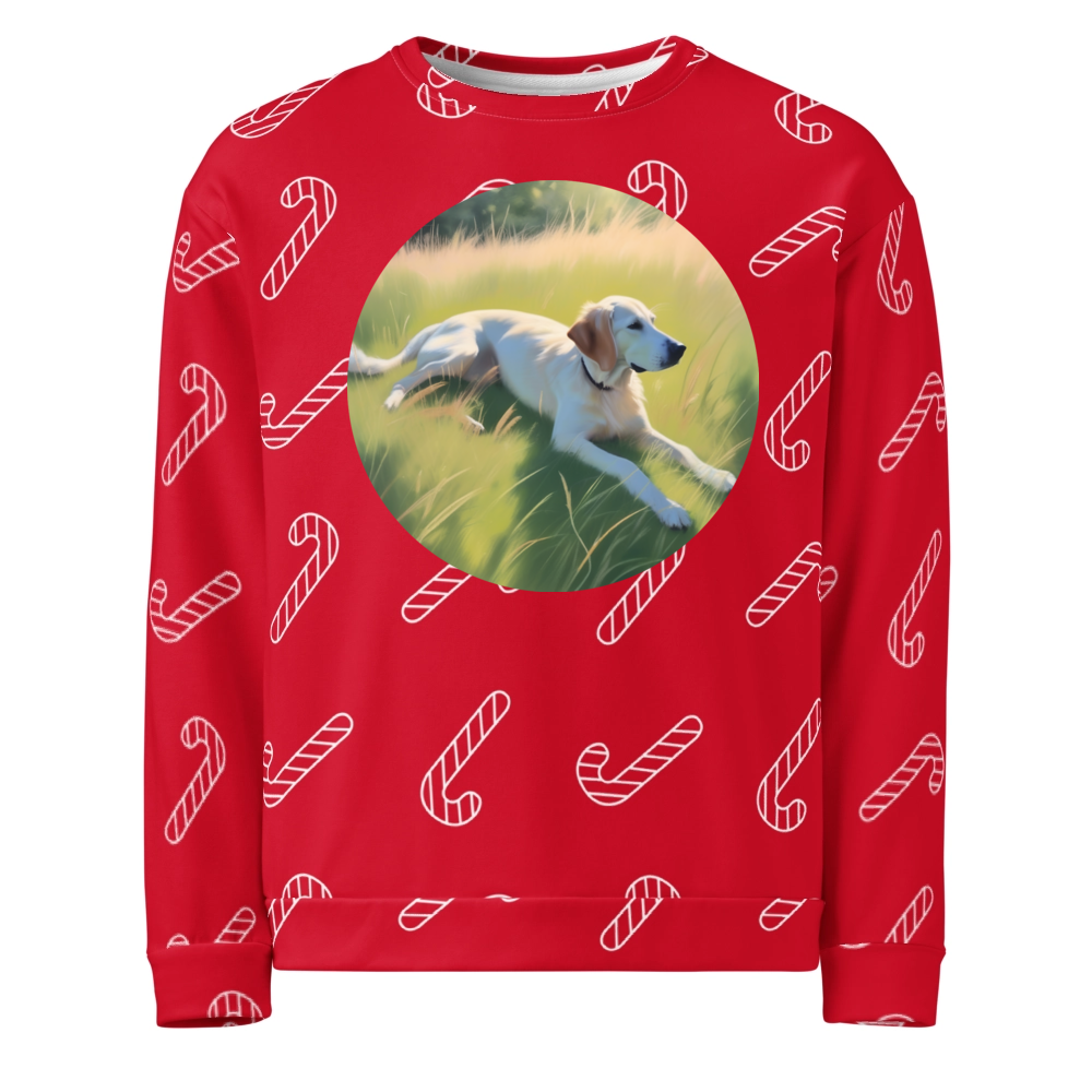 PugMug Custom Pointer Dog Ugly Christmas Sweatshirt