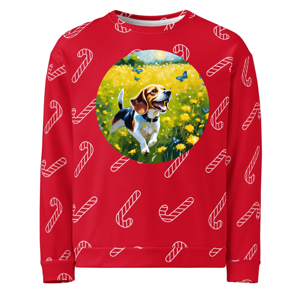 PugMug Custom Beagle Ugly Christmas Sweatshirt