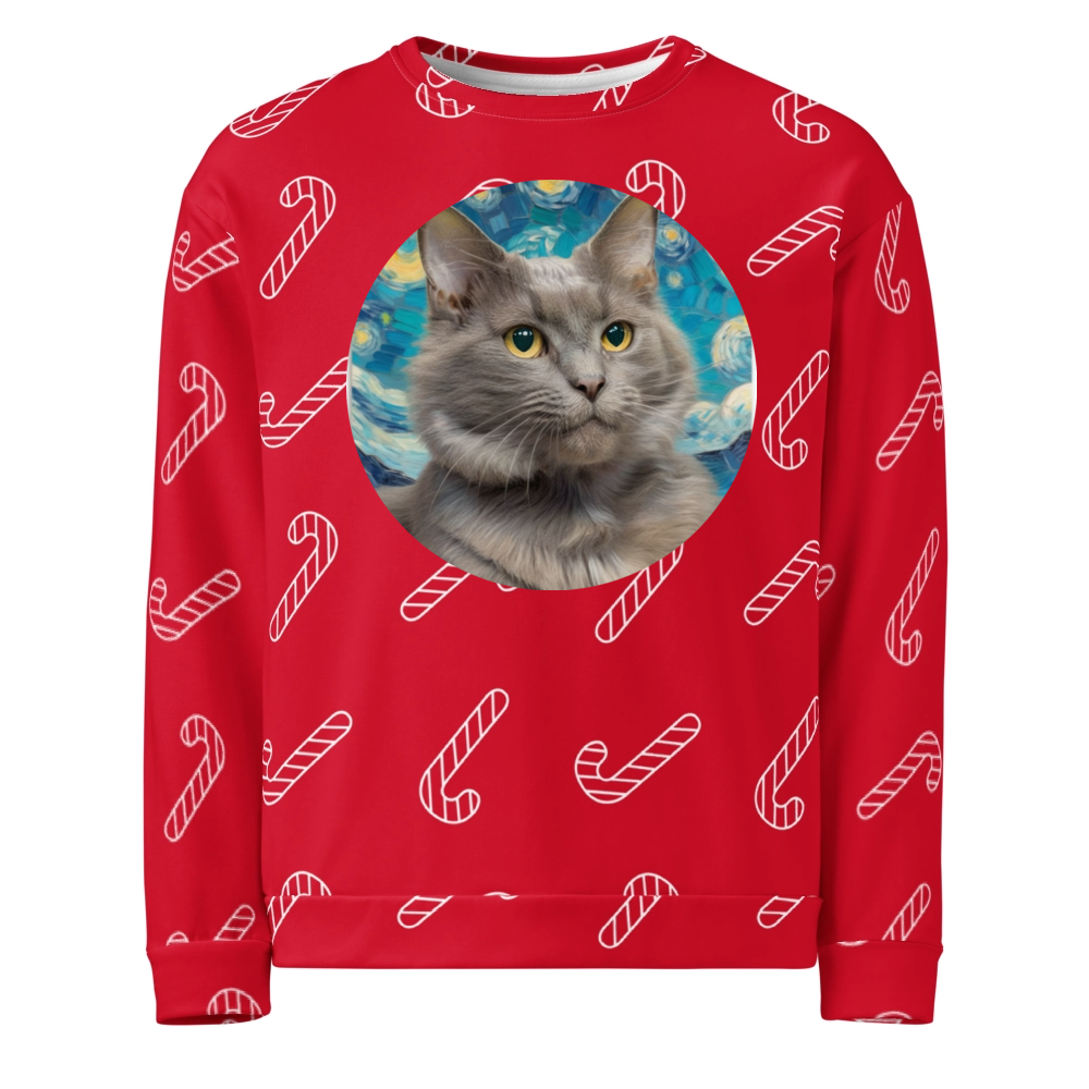 PugMug Custom Thumper Ugly Christmas Sweatshirt