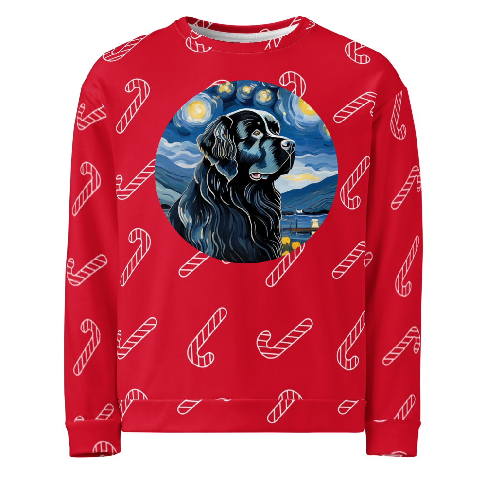 PugMug Custom Newfoundland Ugly Christmas Sweatshirt