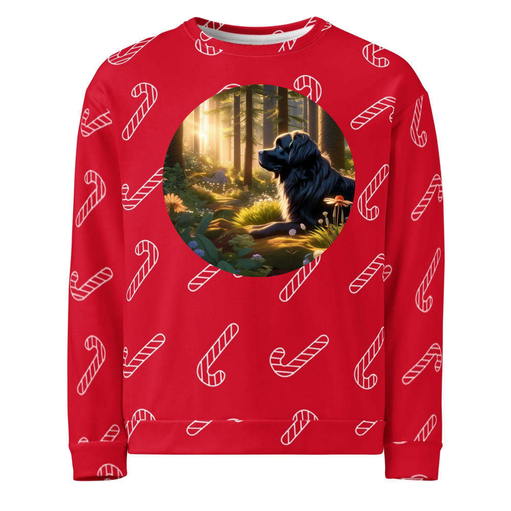 PugMug Custom Newfoundland Ugly Christmas Sweatshirt